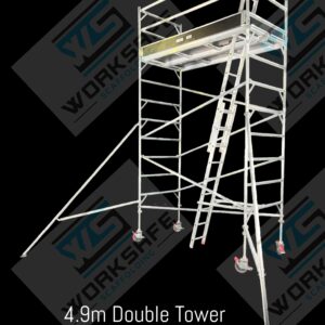 Aluminium Tower 2.5l x 1.3w x 4.9m High