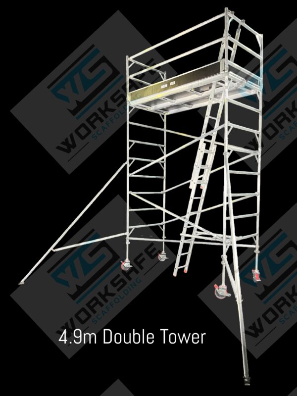 Aluminium Tower 2.5l x 1.3w x 4.9m High