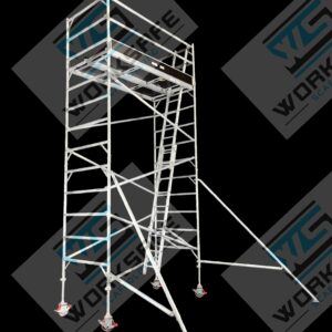 Aluminium Tower 2.5l x 1.3w x 5.7m High