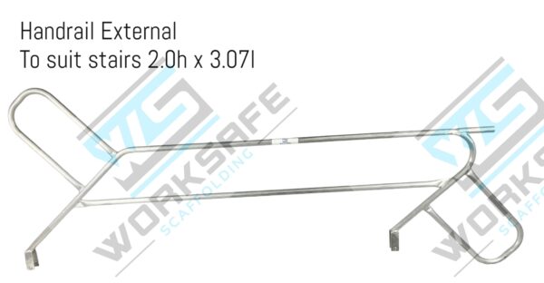 Aluminium Stairs 2.0m Rise x 3.07m Run - Image 2