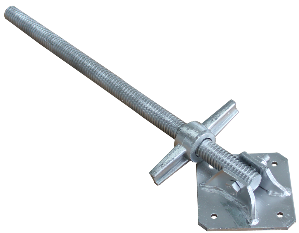Baseplate Jack Swivel Foot Worksafe Scaffolding