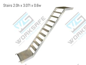 Aluminium Stairs 2.0m Rise x 3.07m Run