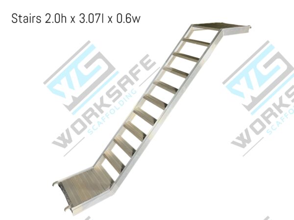 Aluminium Stairs 2.0m Rise x 3.07m Run