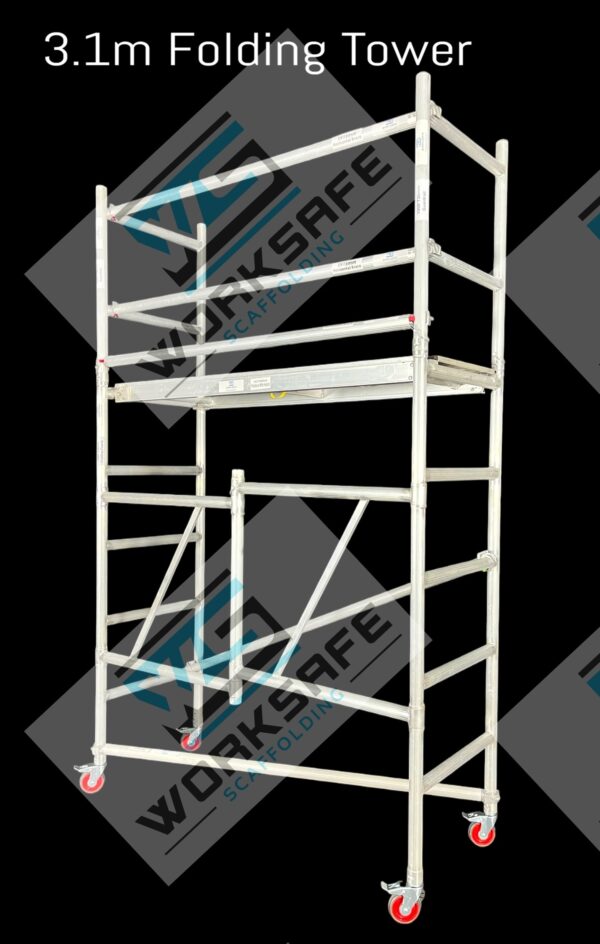 Aluminium Folding Tower 2.0l x 0.73w x 3.1m High