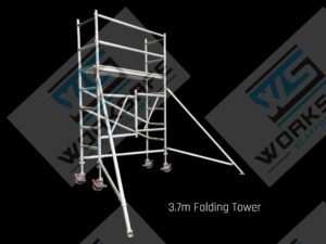 Aluminium Folding Tower 2.0l x 0.73w x 3.7m High