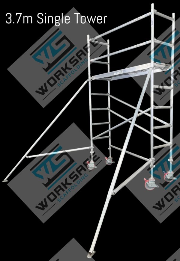 Aluminium Tower 2.0l x 0.73w x 3.7m High
