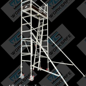 Aluminium Folding Tower 2.0l x 0.73w x 4.9m High