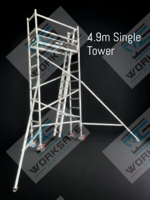 Aluminium Tower 2.0l x 0.73w x 4.9m High