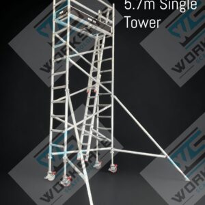 Aluminium Tower 2.0l x 0.73w x 5.7m High
