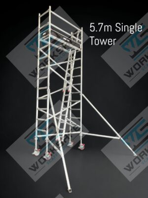 Aluminium Tower 2.0l x 0.73w x 5.7m High