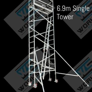 Aluminium Tower 2.0l x 0.73w x 6.9m High
