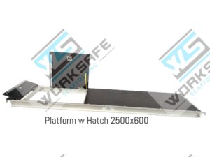Platform with Hatch 2500x600mm