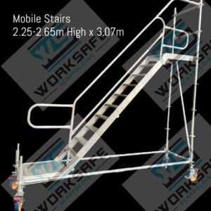 Mobile Stairs 2.4-2.8m High x 3.07m
