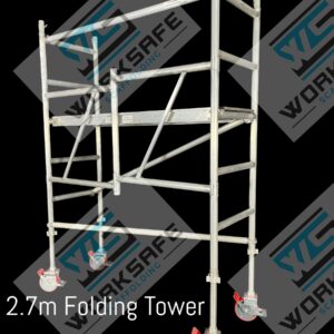 Aluminium Folding Tower 2.0l x 0.73w x 2.7m High