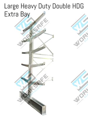 Cantilever Shelving Large Heavy Duty Double HDG Extra Bay