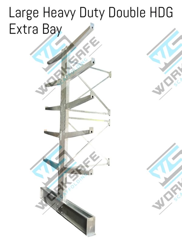 Cantilever Shelving Large Heavy Duty Double HDG Starter Bay - Image 4