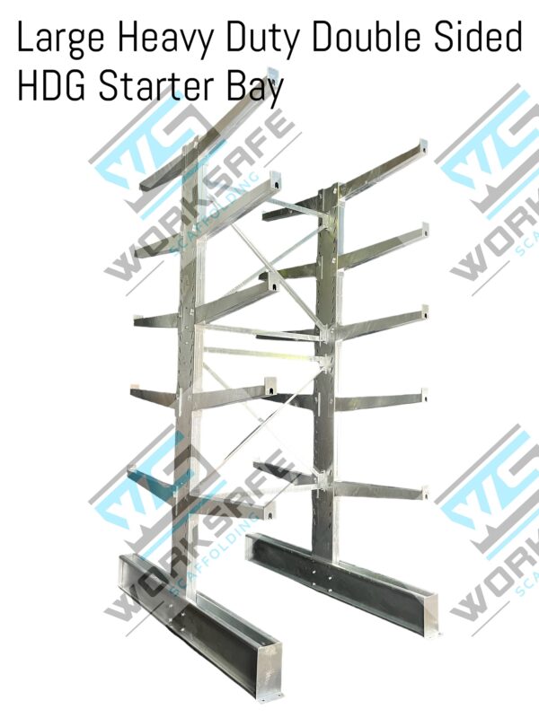 Cantilever Shelving Large Heavy Duty Double HDG Starter Bay