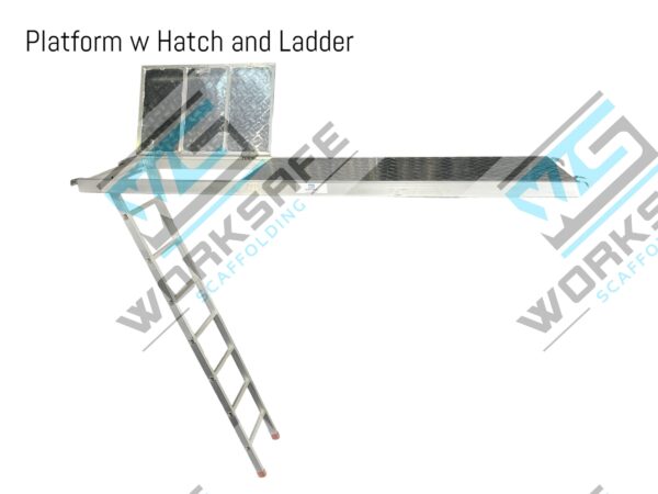 Platform w Hatch and Ladder 3.07x0.62m