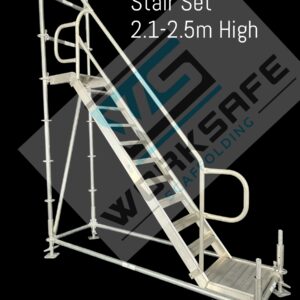 Stairs Set 2.2-2.6m High x 2.57m