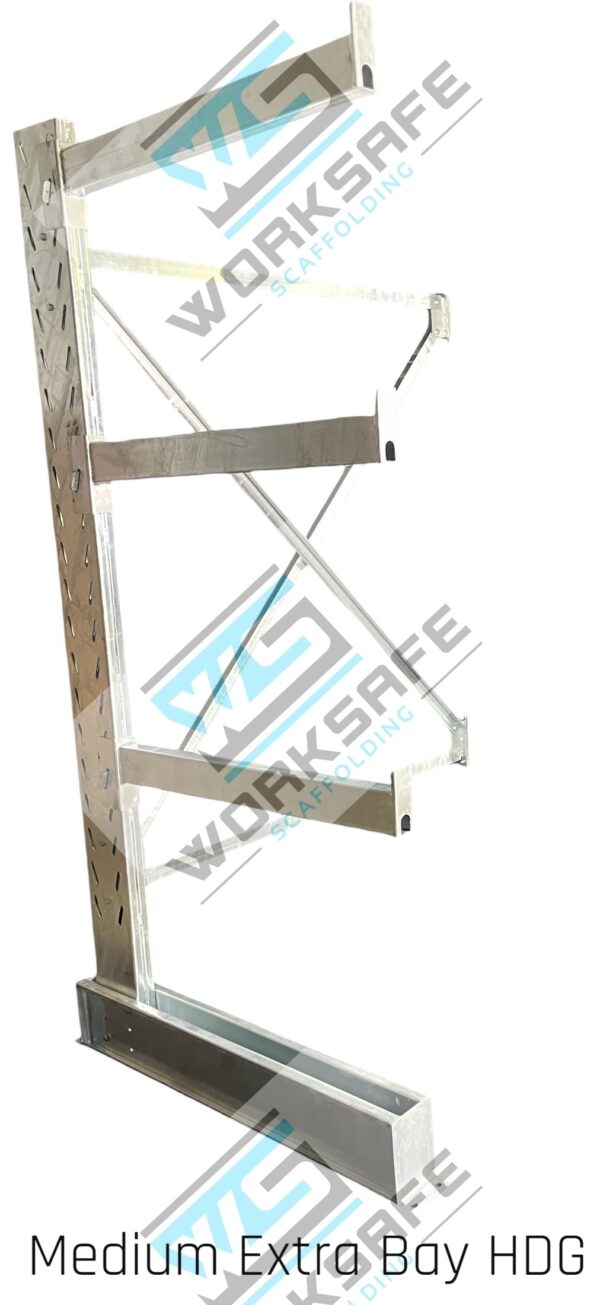 Cantilever Shelving Medium Extra Bay 1.5m HDG