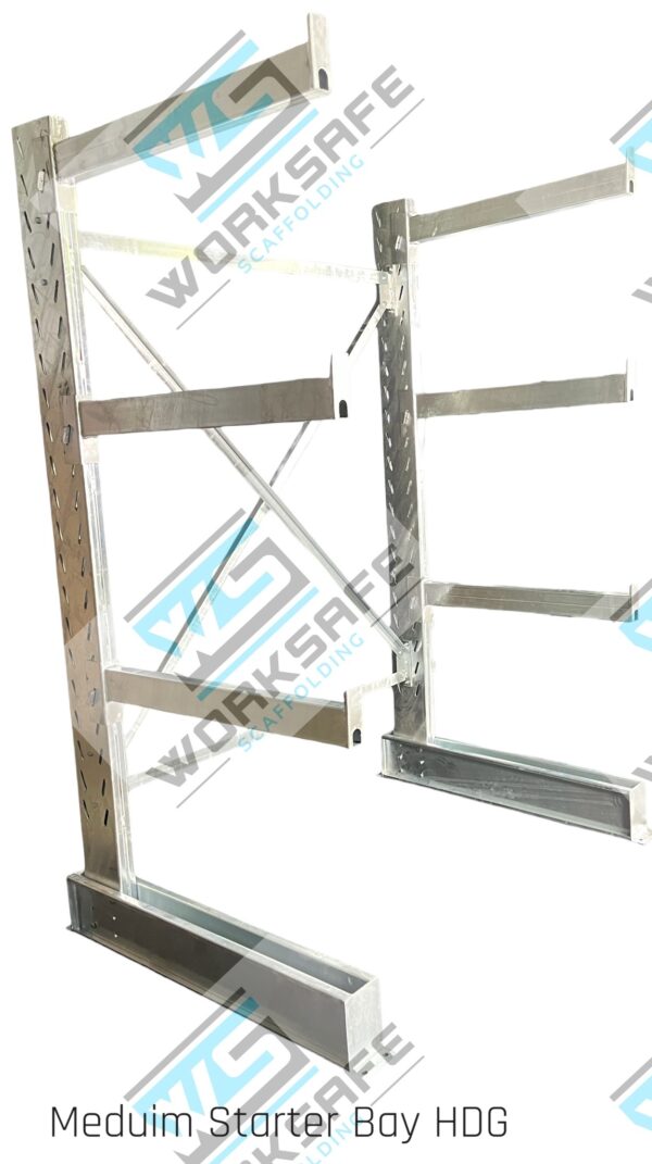 Cantilever Shelving Medium Starter Bay 1.5m HDG
