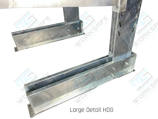 Cantilever Shelving Large Extra Bay HDG - Image 3