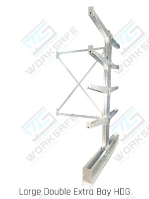 Cantilever Shelving Large Double Sided Extra Bay HDG