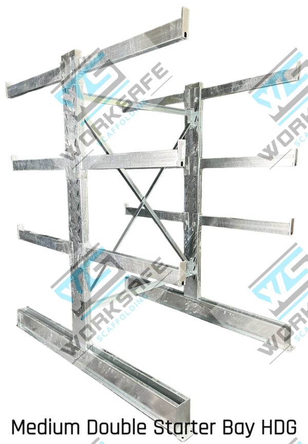 Cantilever Shelving Medium Double Extra Bay 1.5m HDG - Image 4