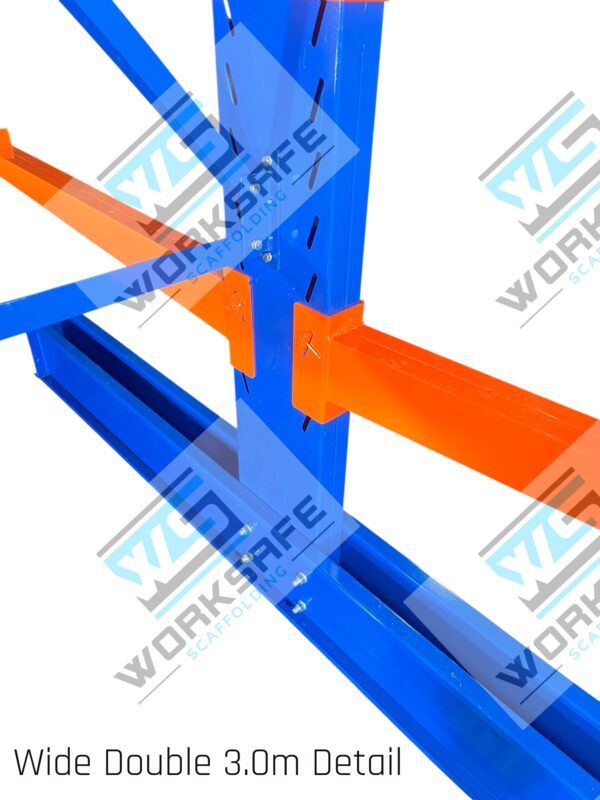 Cantilever Shelving Wide 3.0m High Double Sided Extra Bay - Image 3