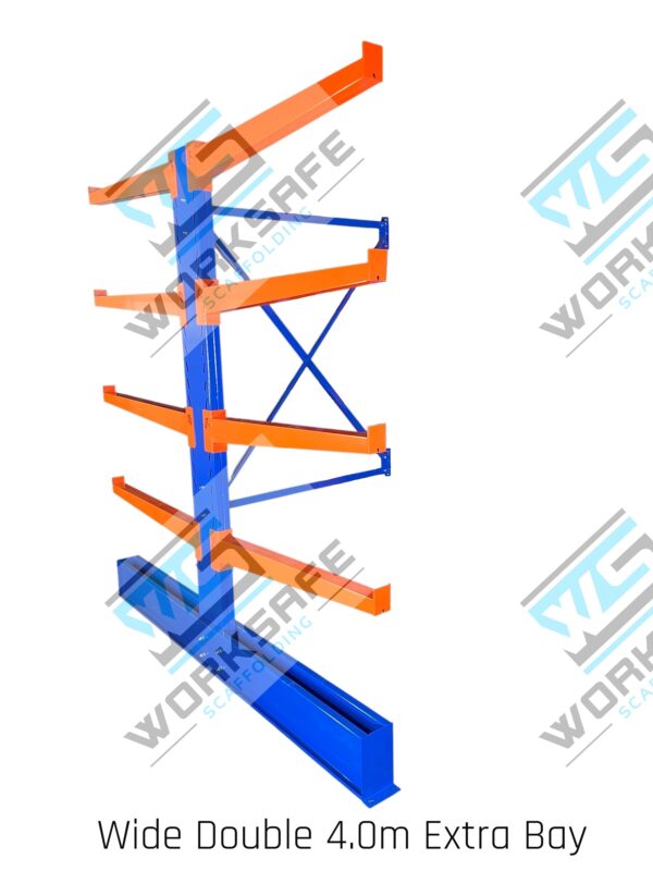 Cantilever Shelving Wide 3.0m High Double Sided Extra Bay