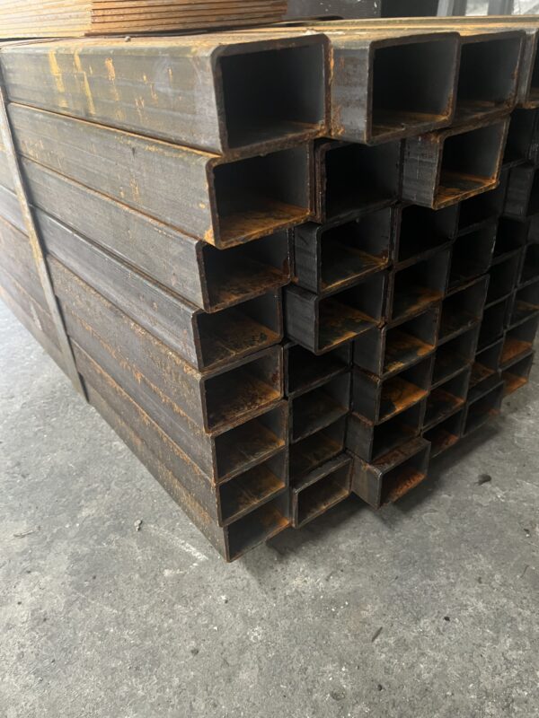 Steel Tube Black 75x50x6000x3.0mm
