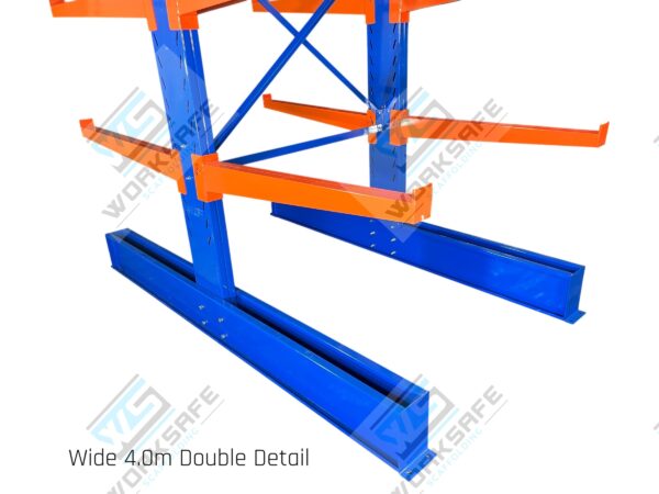 Cantilever Shelving Wide 4.0m High Double Sided Starter Bay - Image 2