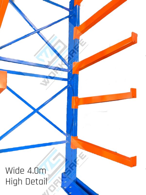 Cantilever Shelving Wide 4.0m High Extra Bay - Image 2