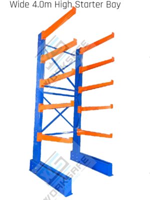 Cantilever Shelving Wide 4.0m High Starter Bay