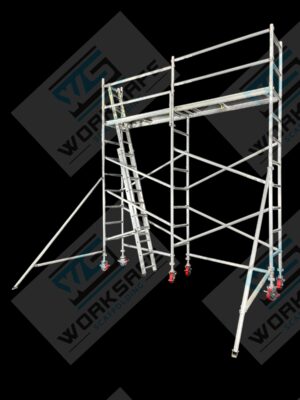 2 Bay Aluminium Tower 4.0l x 0.73w x 4.9m High
