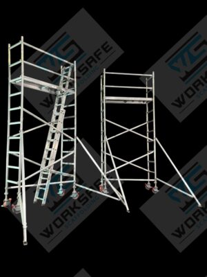 Aluminium Tower 2.0l x 0.73w x 6.9m High/2 Towers at 4.9m